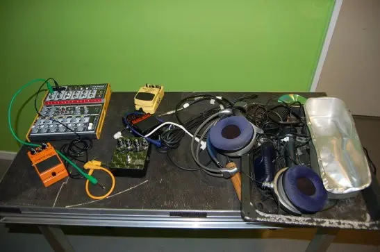 Reversed Obesity's gear after its first gig Reversed Obesity's gear after its first gig